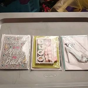 3 random signature Hallmark cards